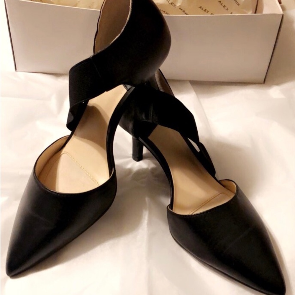 Alex Marie 6.5M Black Brandlin Heels